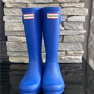Kids New Hunter Boots size US 1 boy, US 2 girl